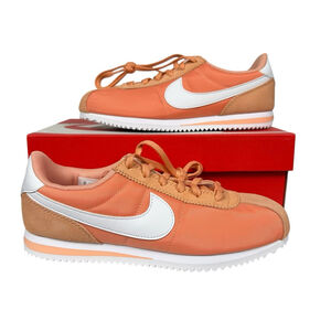 Nike Cortez TXT GS Apricot Agate/ White Size 5Y IF1615-800